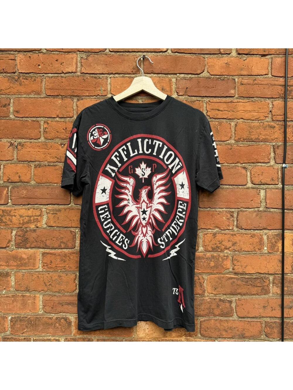 Affliction signature series Georges St-Pierre rush t shirt L